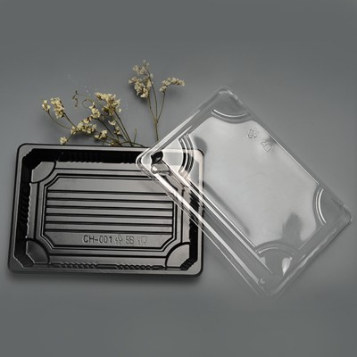 food packaging box small clear plastic boxes sushi container with lids